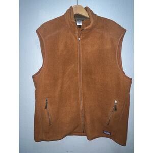Patagonia Synchilla Fleece Vest Men XXL Brown